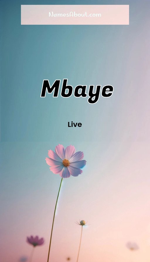 Meaning of Mbaye