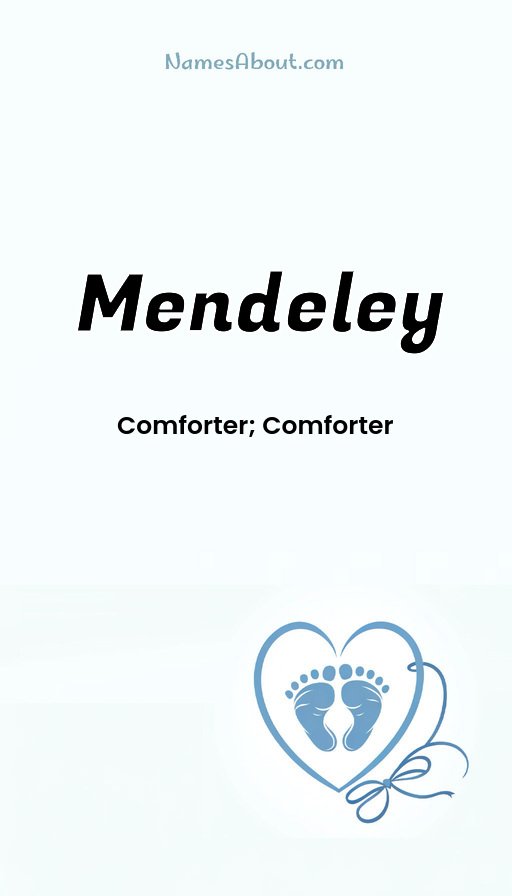 Meaning of Mendeley