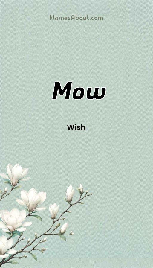 Meaning of Mow