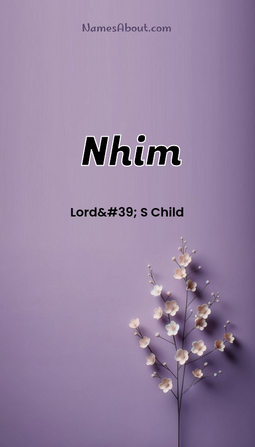 Meaning of Nhim