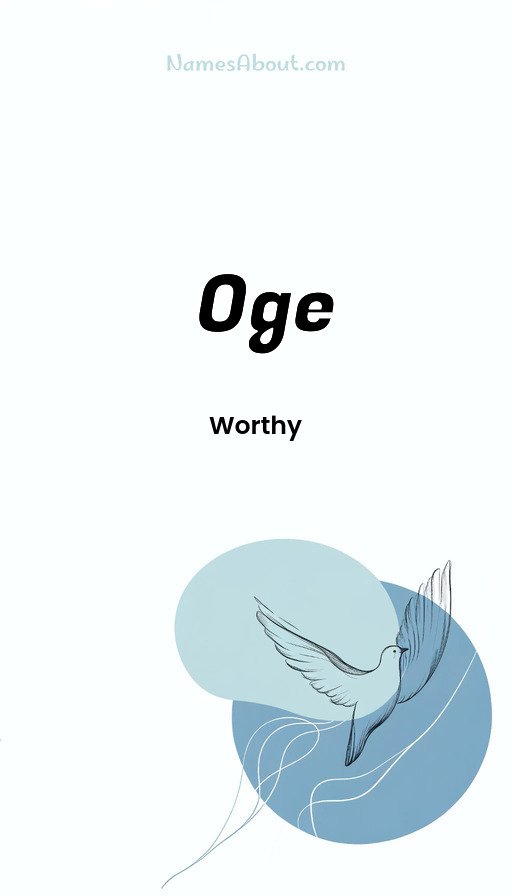 Meaning of Oge
