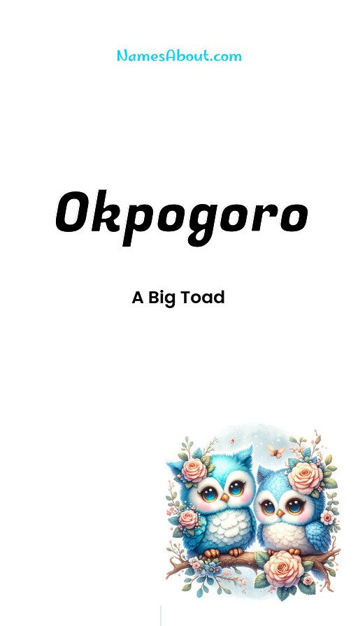 Meaning of Okpogoro