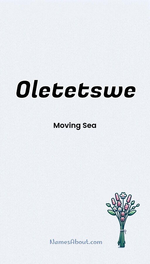 Meaning of Oletetswe