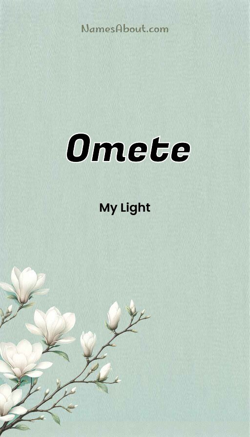 Meaning of Omete