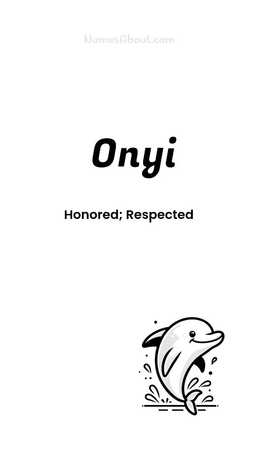 Meaning of Onyi