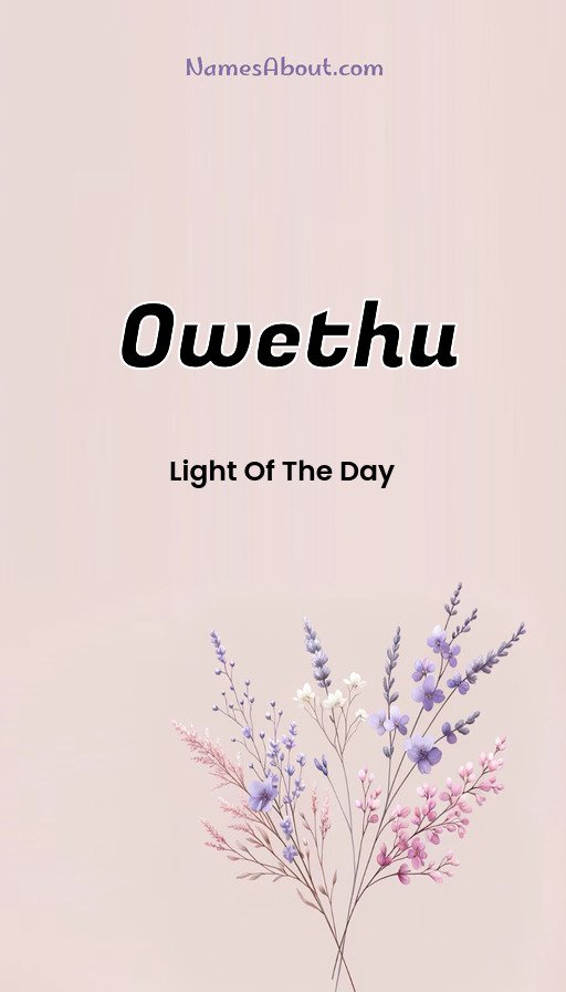Meaning of Owethu