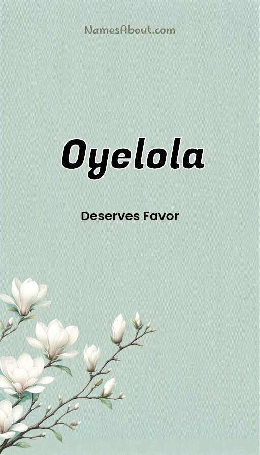 Meaning of Oyelola