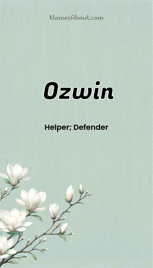 Meaning of Ozwin