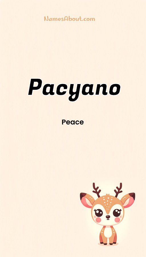 Meaning of Pacyano