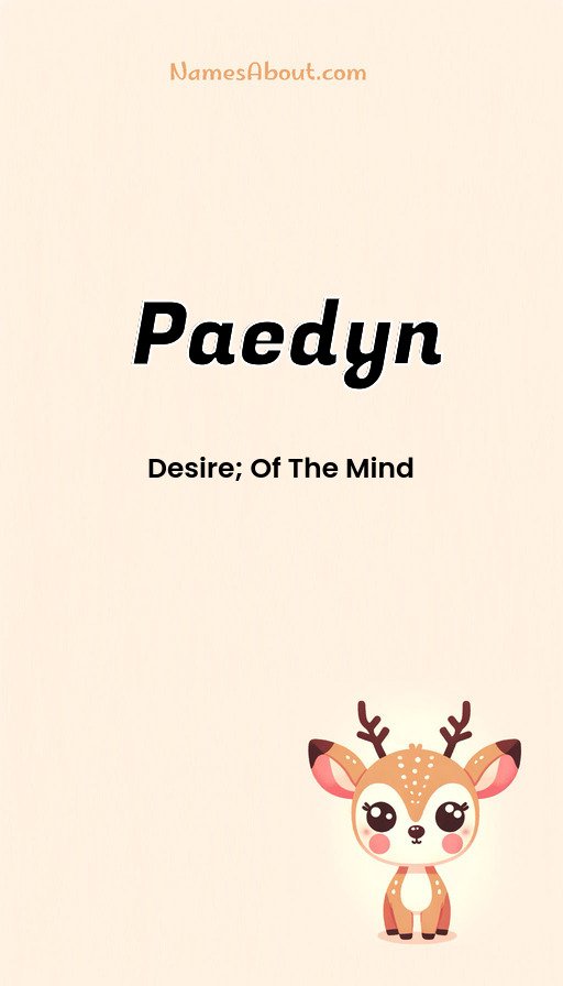 Meaning of Paedyn