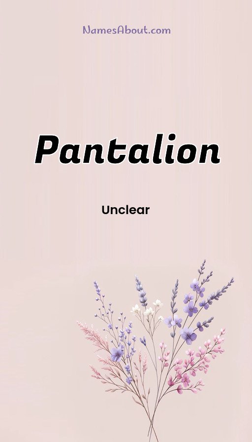 Meaning of Pantalion