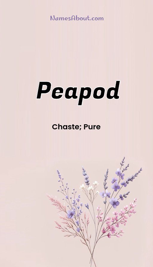 Meaning of Peapod