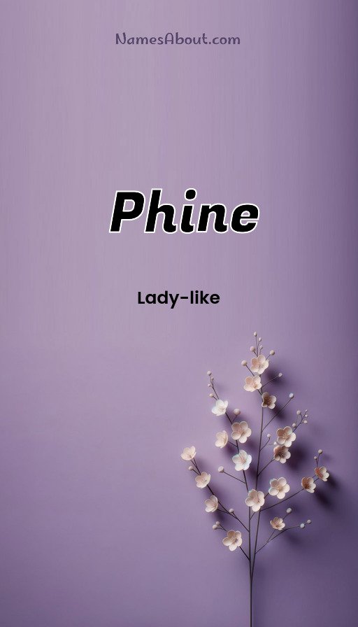 Meaning of Phine