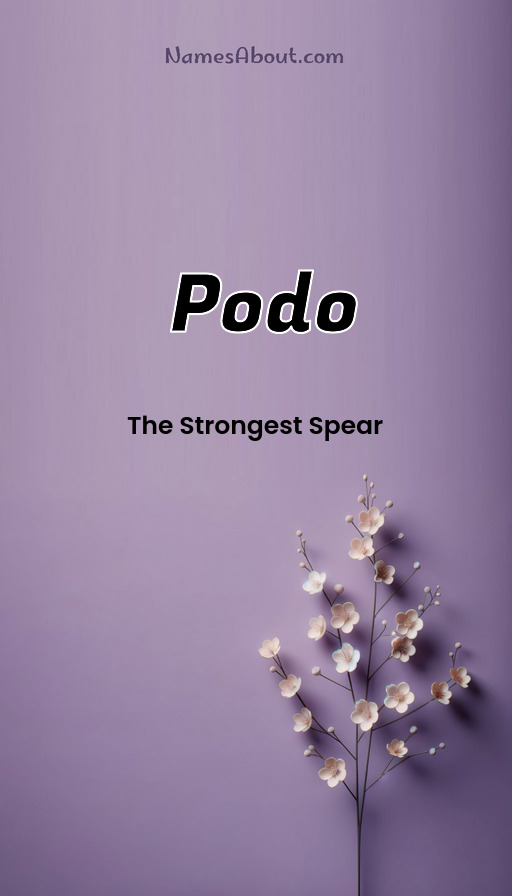 Meaning of Podo