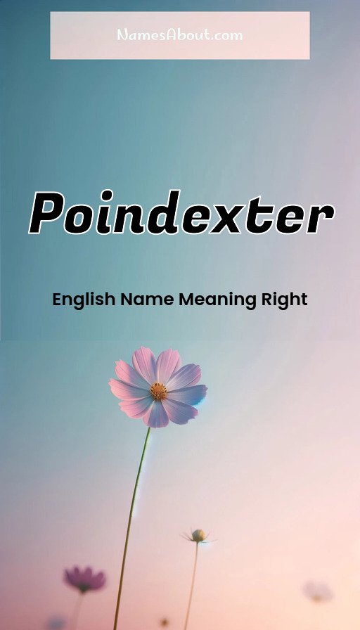 Meaning of Poindexter