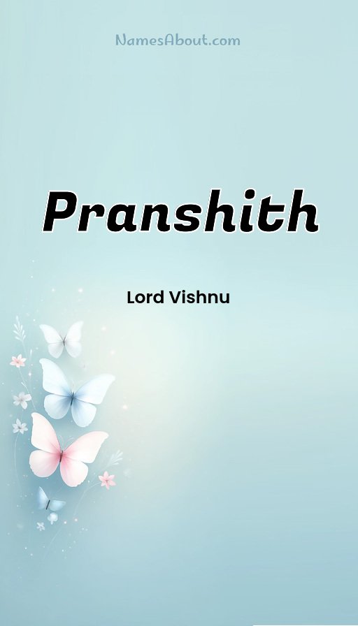 Meaning of Pranshith