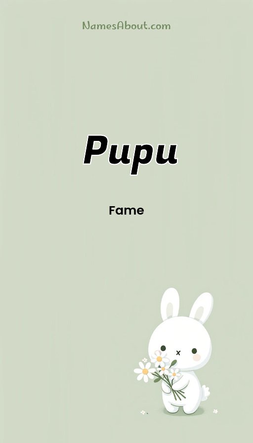 Meaning of Pupu