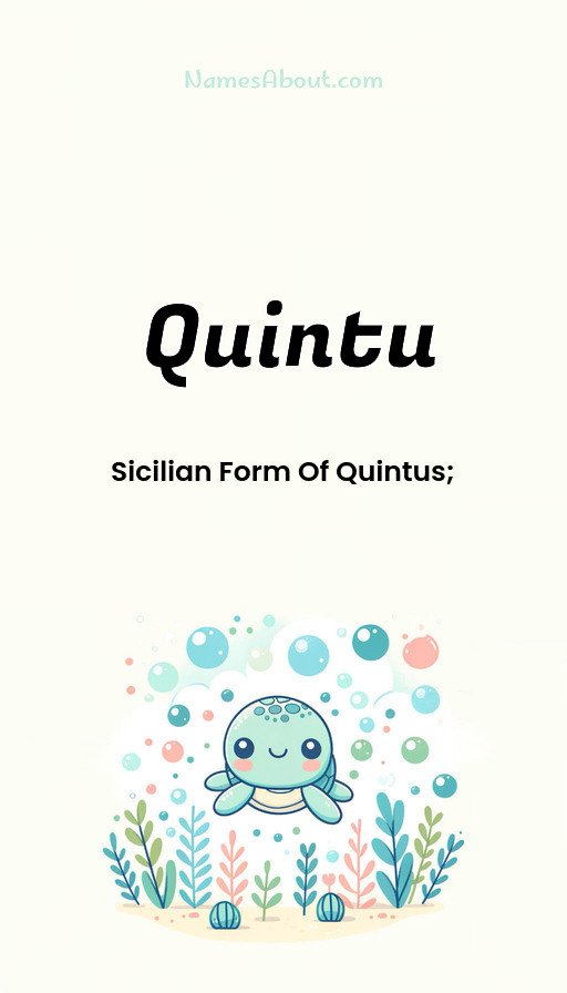 Meaning of Quintu