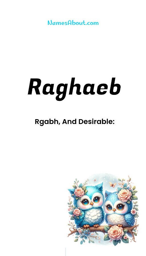 Meaning of Raghaeb