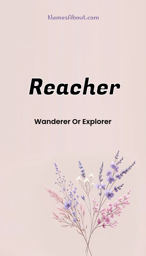 Meaning of Reacher