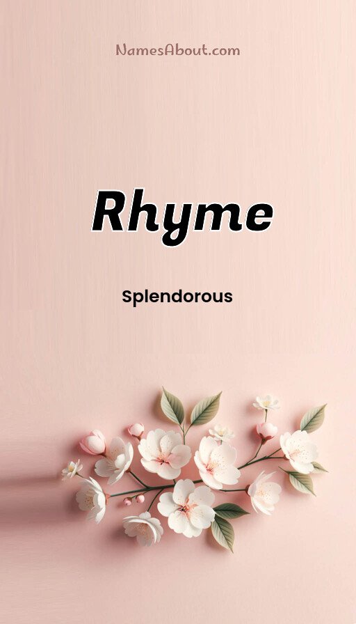 Meaning of Rhyme