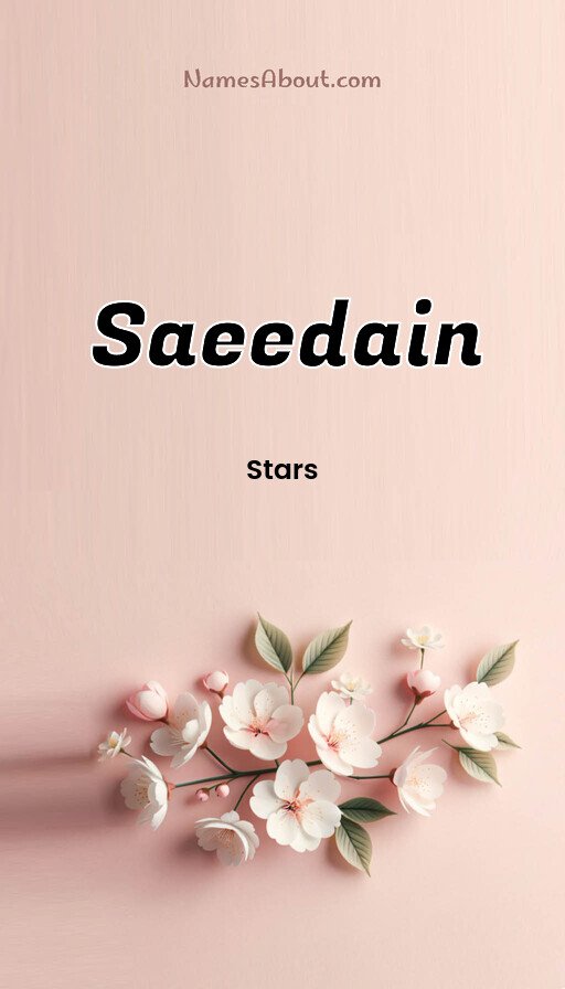 Meaning of Saeedain