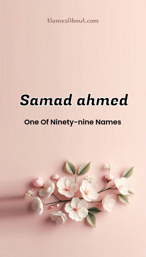 Meaning of Samad ahmed