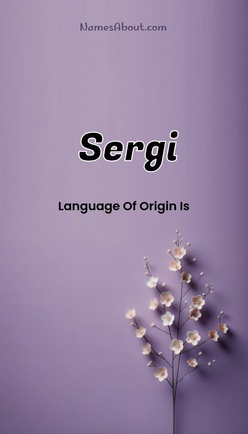 Meaning of Sergi