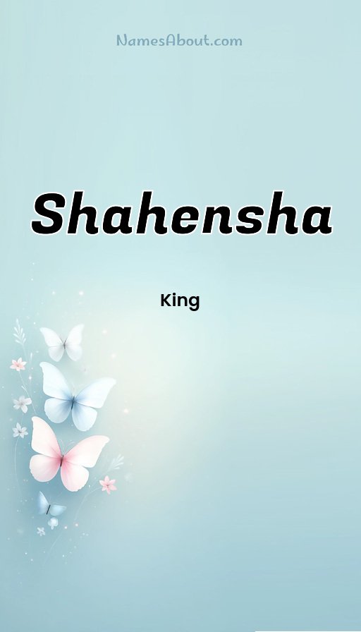 Meaning of Shahensha