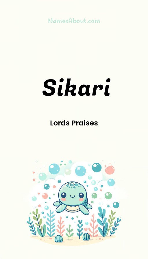 Meaning of Sikari
