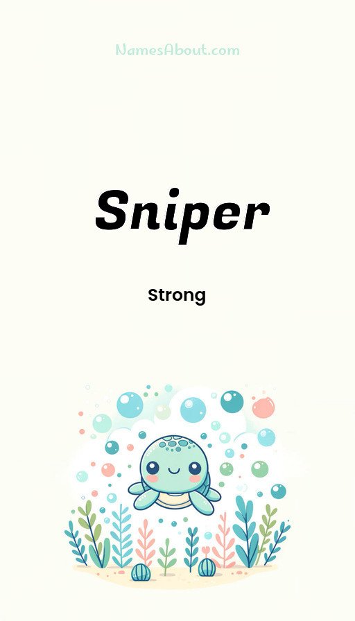 Meaning of Sniper