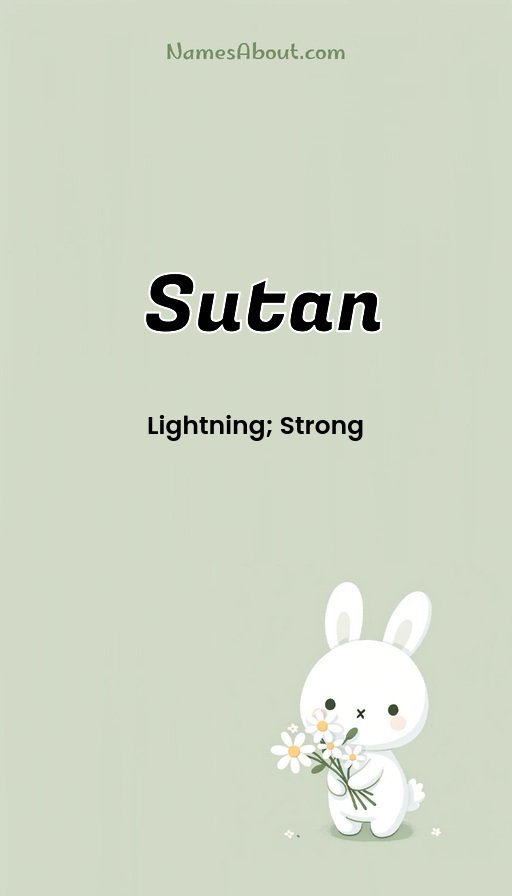 Meaning of Sutan