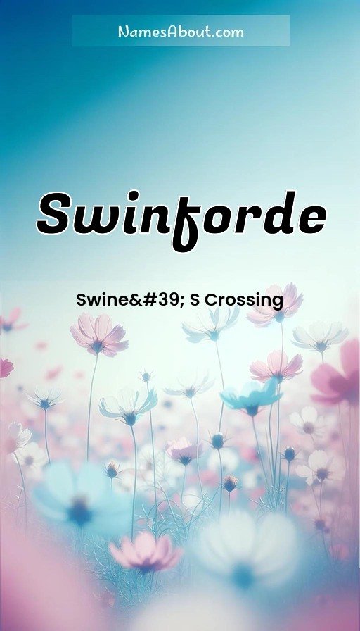 Meaning of Swinforde