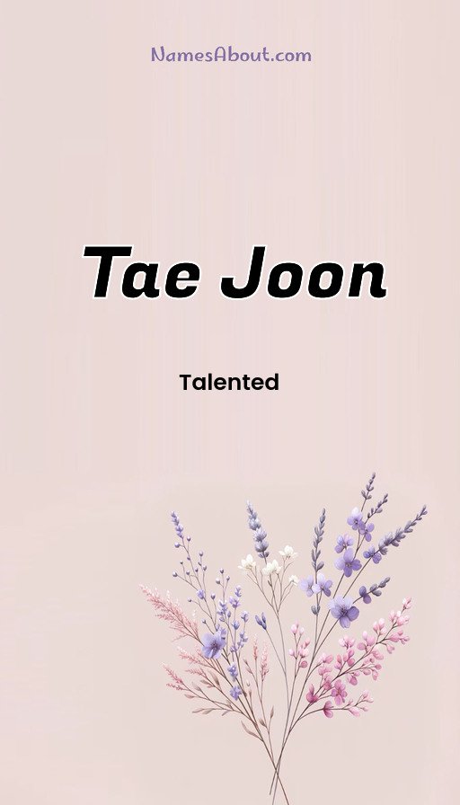 Meaning of Tae Joon