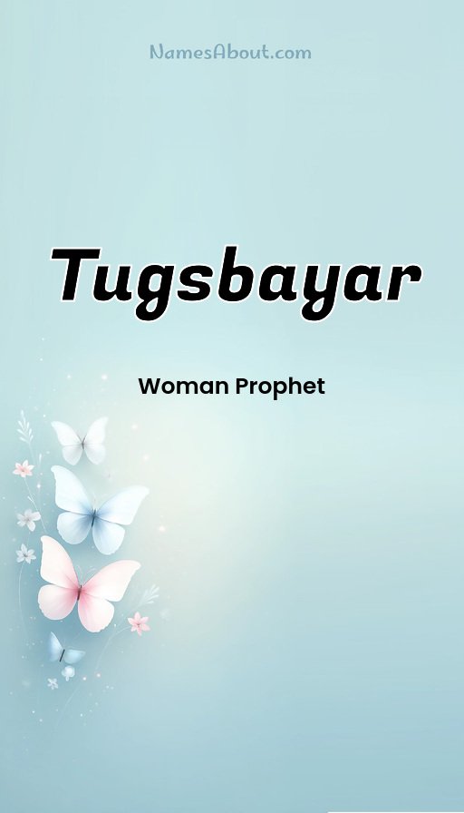 Meaning of Tugsbayar