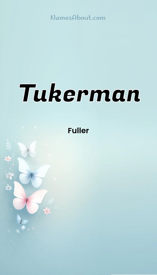 Meaning of Tukerman