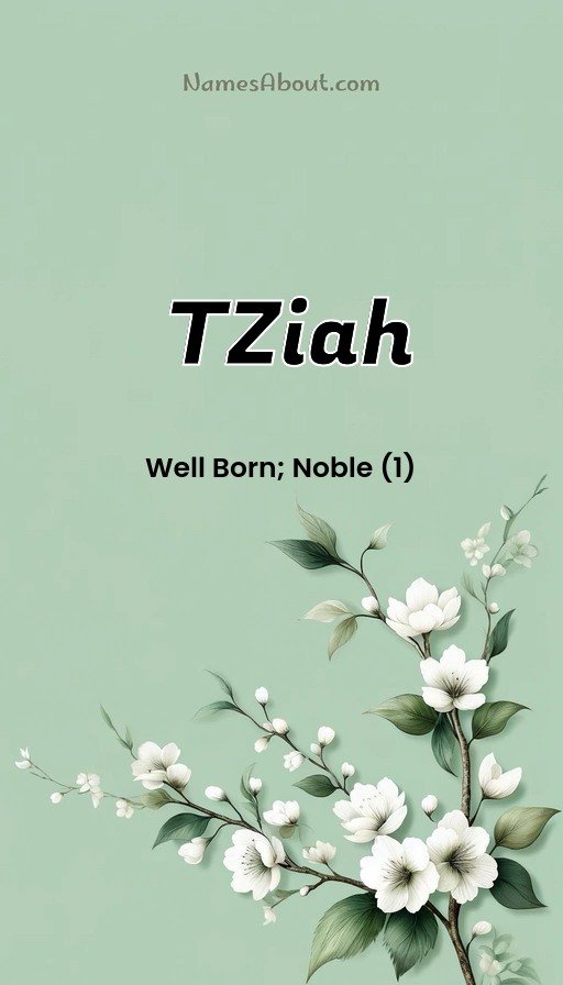 Meaning of TZiah