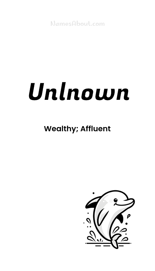 Meaning of Unlnown