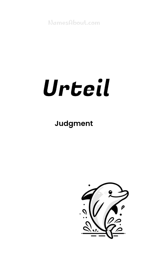 Meaning of Urteil