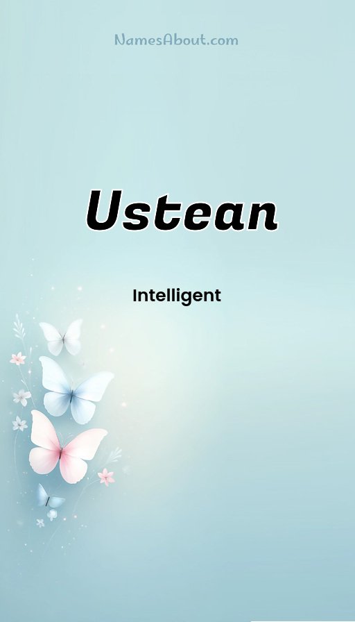 Meaning of Ustean