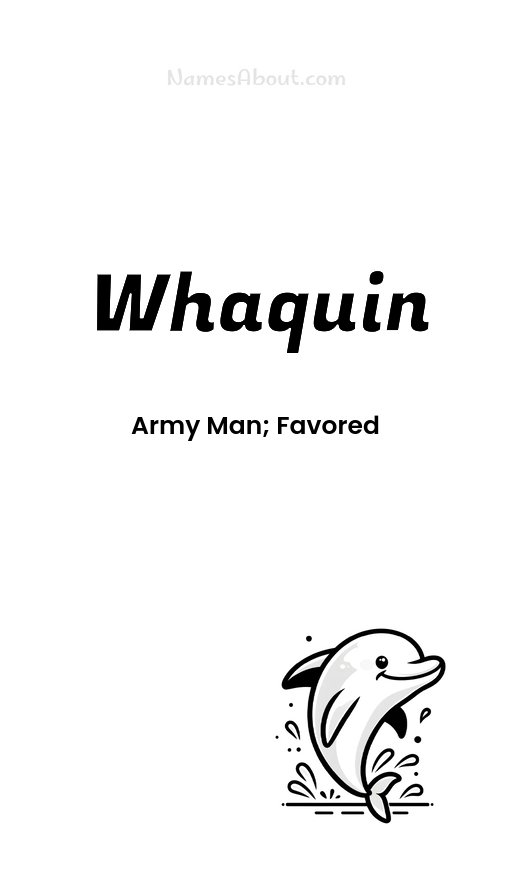Meaning of Whaquin