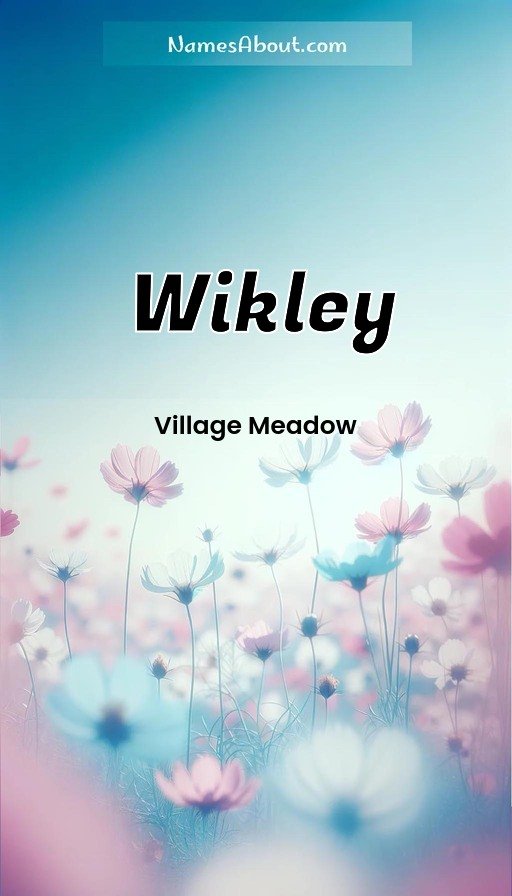 Meaning of Wikley