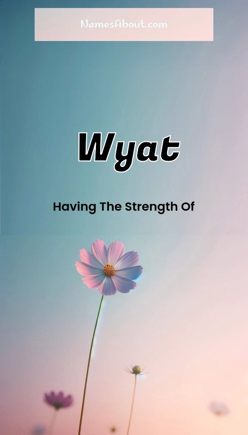 Meaning of Wyat