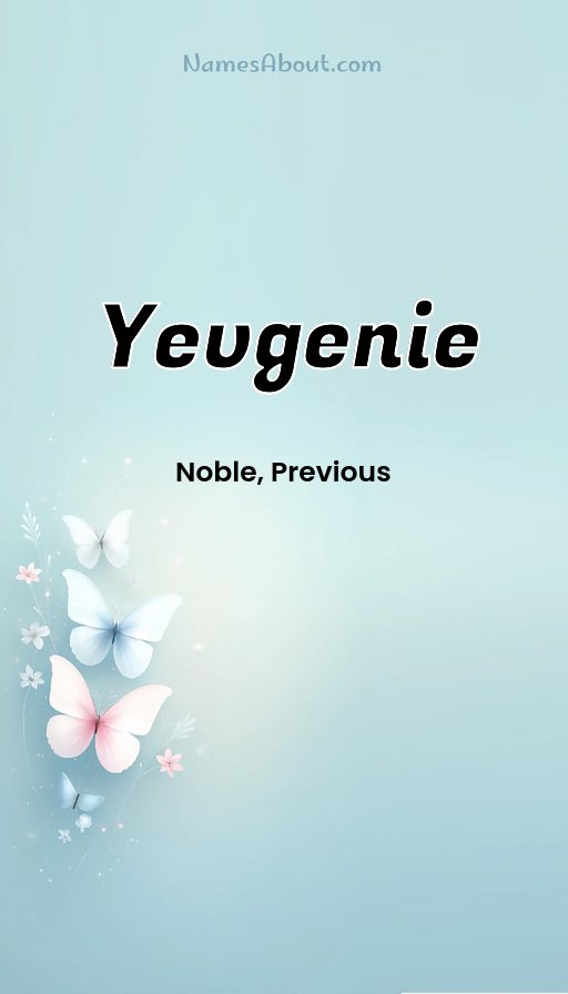 Meaning of Yevgenie