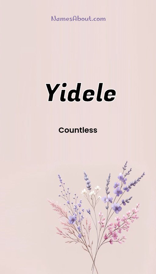 Meaning of Yidele