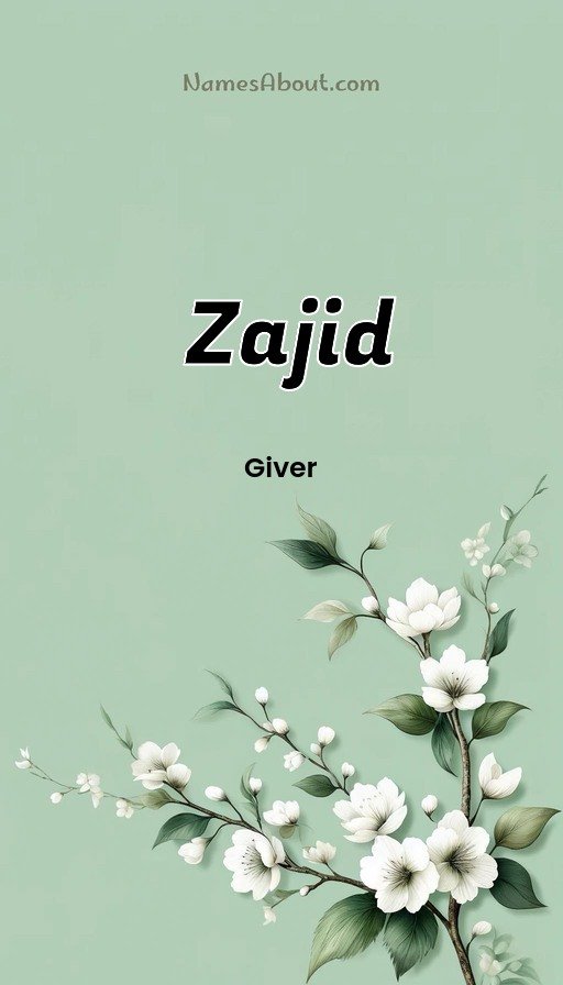 Meaning of Zajid