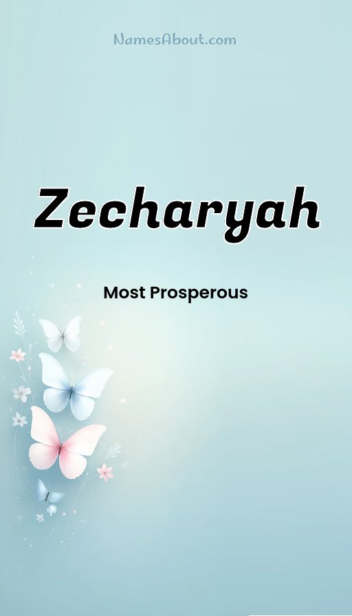 Meaning of Zecharyah