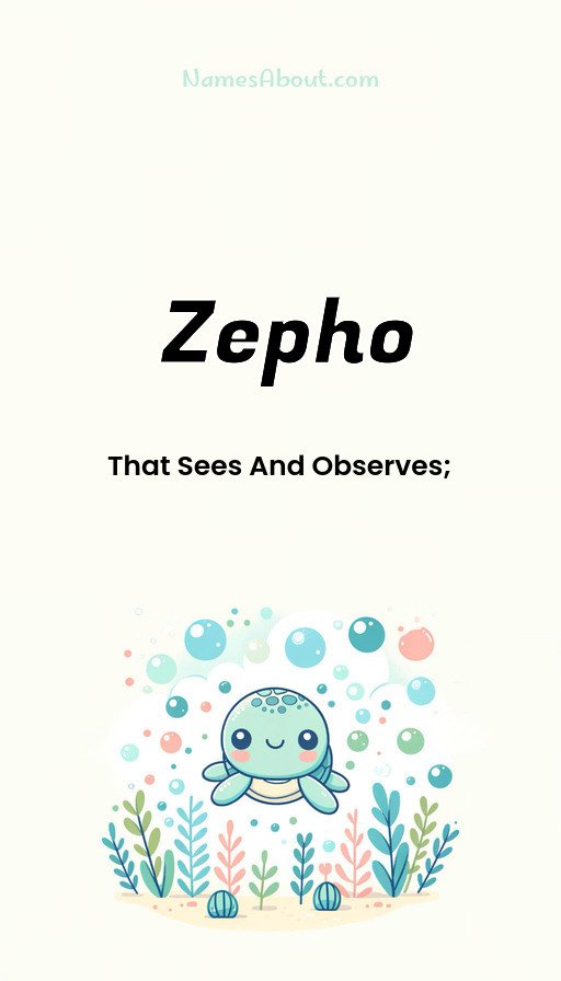 Meaning of Zepho