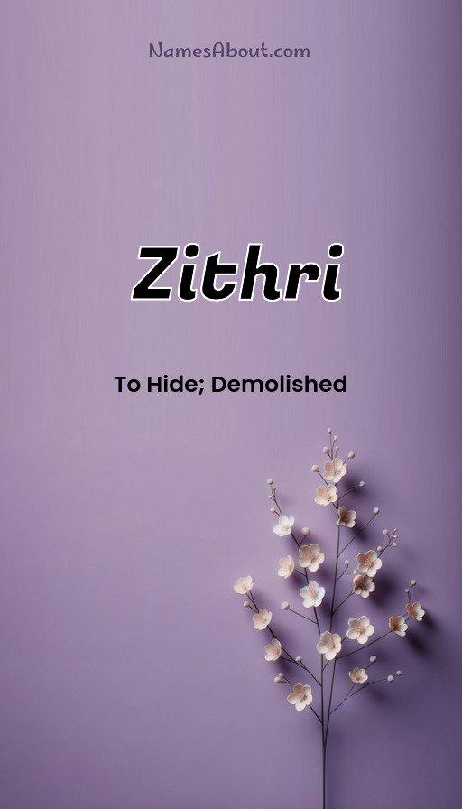 Meaning of Zithri