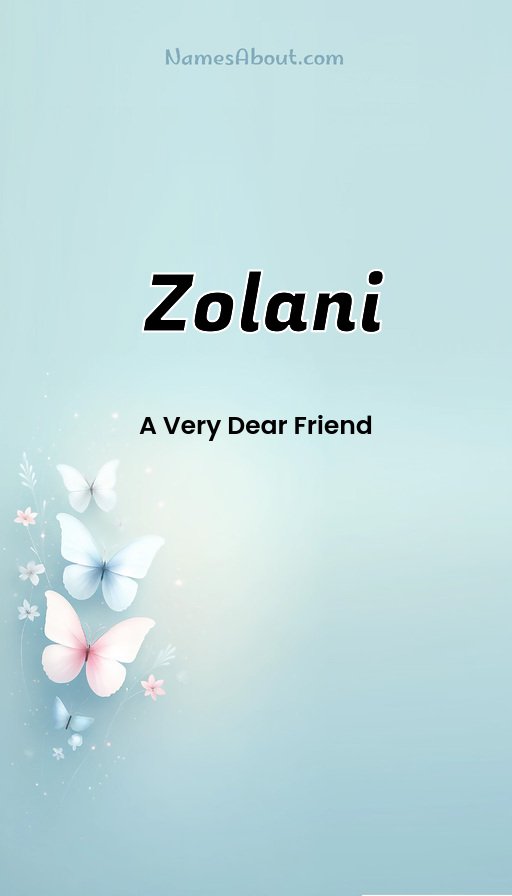 Meaning of Zolani